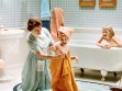 Saturday Night Family Bath, 1964